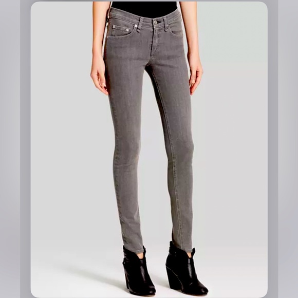 rag & bone Denim - RAG & BONE The Skinny in Dark Iron